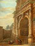 Clerisseau Charles-Louis Triumphal Arch of Titus in Rome - Hermitage